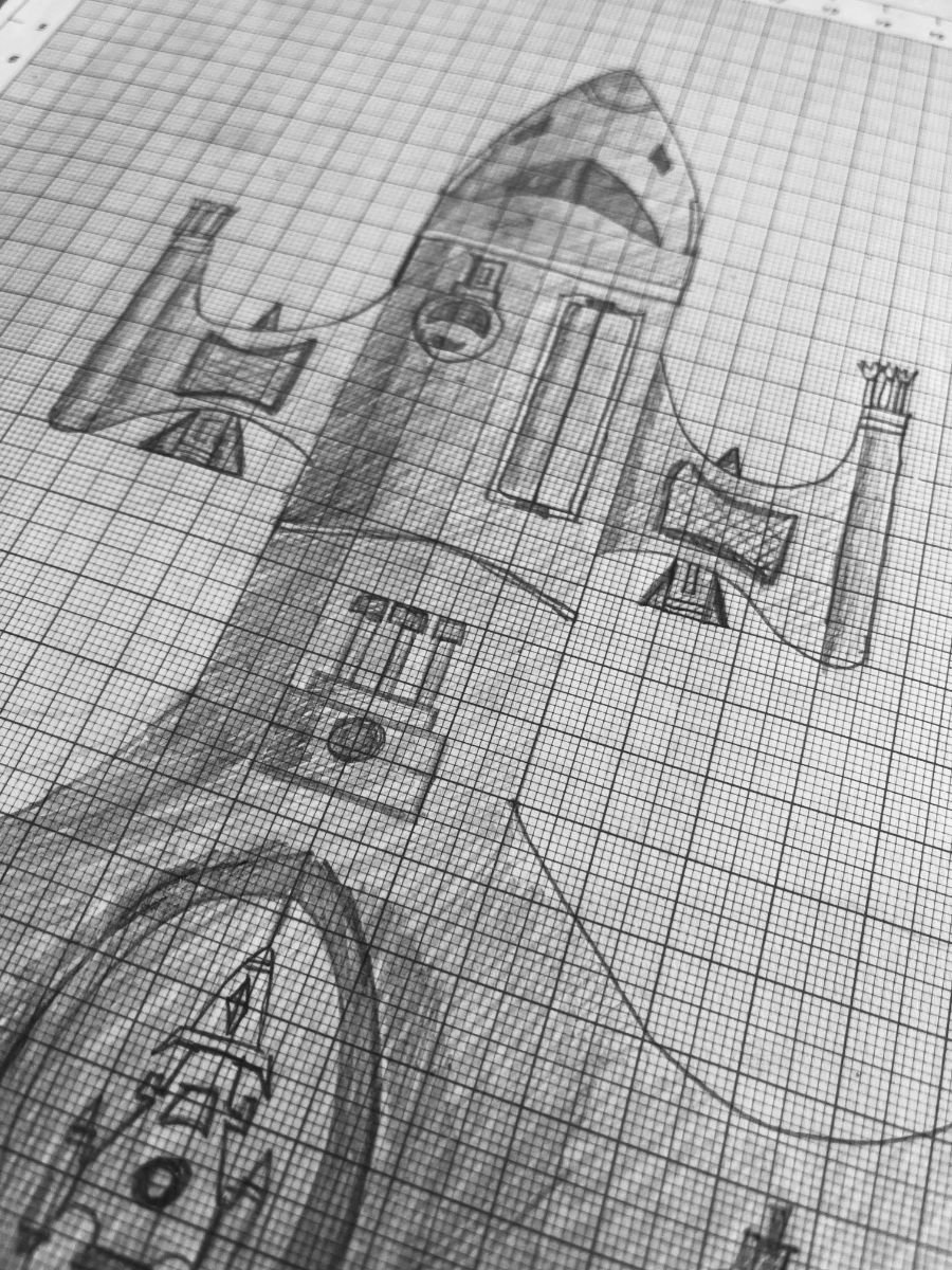 Dibujo de la infancia — Julian Village